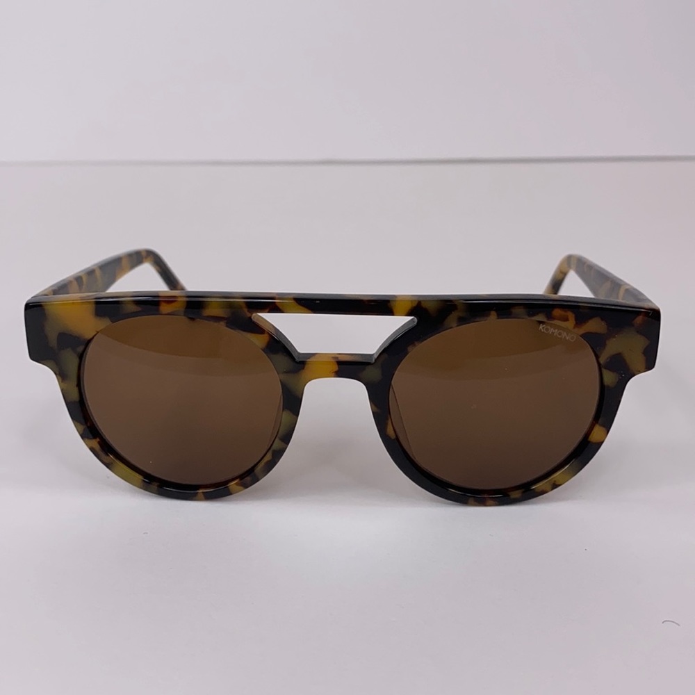 KOMONO Dreyfuss Tortoise Demi New Sunglasses round - Picture 2 of 15
